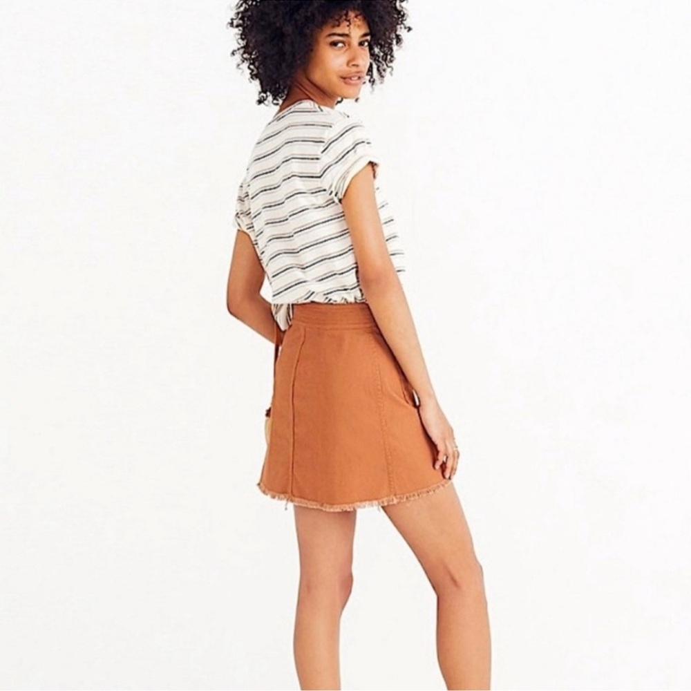Madewell A-Line Skirt in Warm Tan